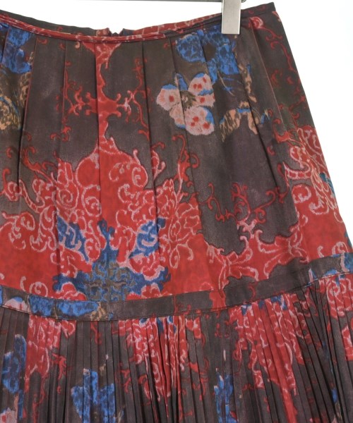 DRIES VAN NOTEN（ドリスヴァンノッテン）ロング・マキシ丈スカート 赤 サイズ:38(S位) レディース/2200730067191