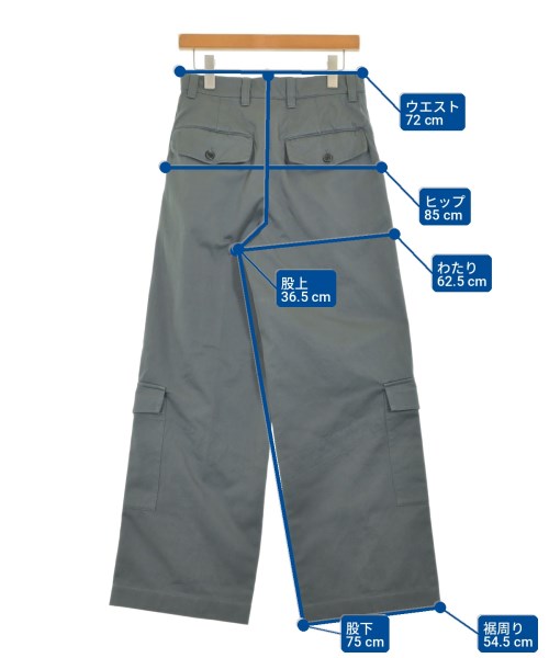 DRIES VAN NOTEN（ドリスヴァンノッテン）カーゴパンツ グレー サイズ:44(S位) メンズ/2200730185031