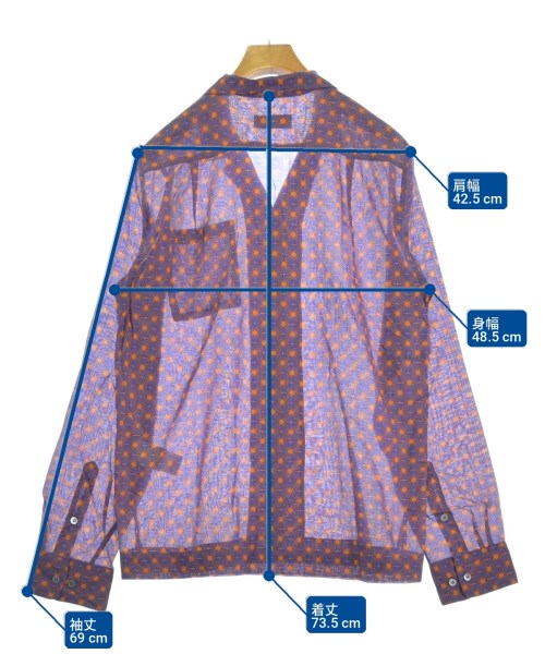 DRIES VAN NOTEN（ドリスヴァンノッテン）カジュアルシャツ 青 サイズ:46(M位) メンズ/2200730840503