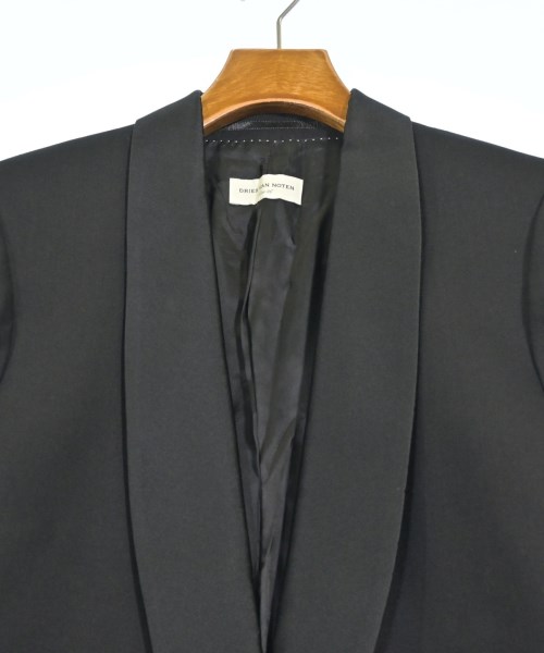 DRIES VAN NOTEN（ドリスヴァンノッテン）テーラードジャケット 黒 サイズ:36(XS位) レディース/2200731520312