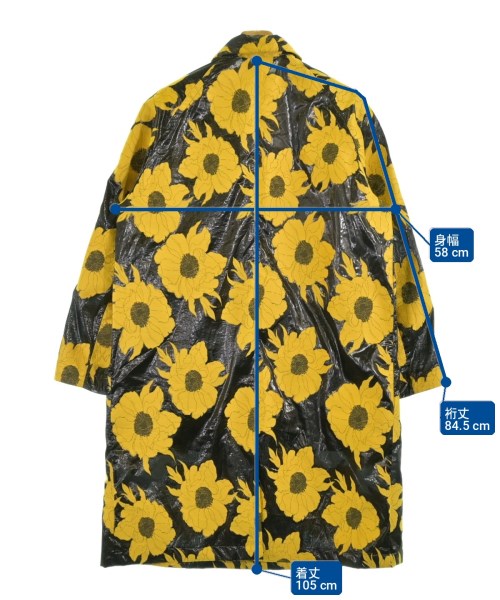 DRIES VAN NOTEN（ドリスヴァンノッテン）ステンカラーコート 黄 サイズ:50(XL位) メンズ/2200731952045