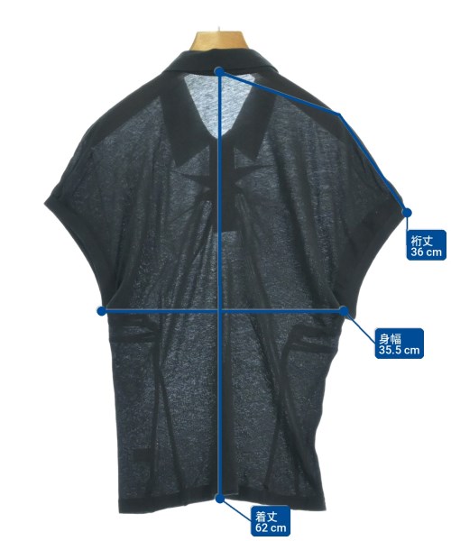 DRIES VAN NOTEN（ドリスヴァンノッテン）ポロシャツ 黒 サイズ:S レディース/2200724483075