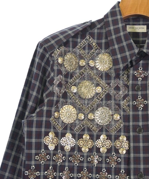 DRIES VAN NOTEN（ドリスヴァンノッテン）カジュアルシャツ 紺 サイズ:44(S位) メンズ/2200732209667