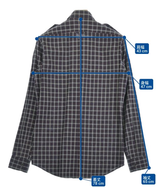 DRIES VAN NOTEN（ドリスヴァンノッテン）カジュアルシャツ 紺 サイズ:44(S位) メンズ/2200732209667