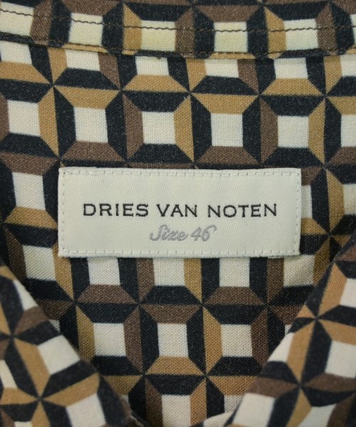 DRIES VAN NOTEN（ドリスヴァンノッテン）カジュアルシャツ 茶 サイズ:46(M位) メンズ/2200733851315