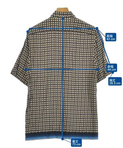 DRIES VAN NOTEN（ドリスヴァンノッテン）カジュアルシャツ 茶 サイズ:46(M位) メンズ/2200733851315