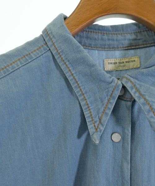 DRIES VAN NOTEN（ドリスヴァンノッテン）カジュアルシャツ 青 サイズ:S レディース/2200734660015