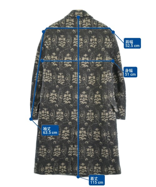DRIES VAN NOTEN（ドリスヴァンノッテン）チェスターコート グレー サイズ:44(S位) メンズ/2200734787019
