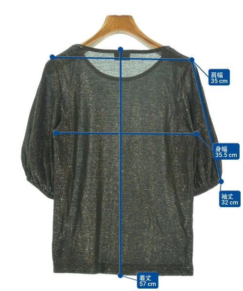 DRIES VAN NOTEN（ドリスヴァンノッテン）Tシャツ・カットソー ゴールド サイズ:XS レディース/2200735388062