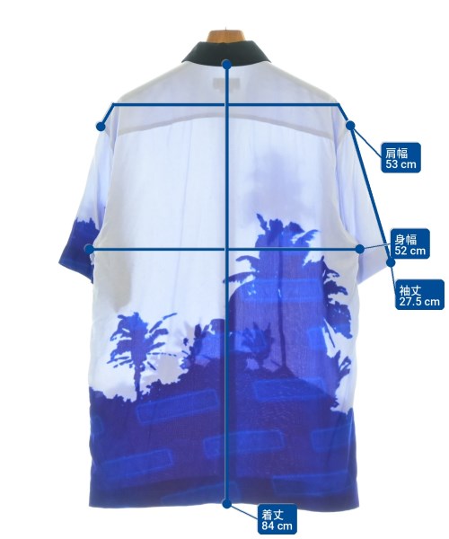 DRIES VAN NOTEN（ドリスヴァンノッテン）カジュアルシャツ 青 サイズ:S メンズ/2200735406032