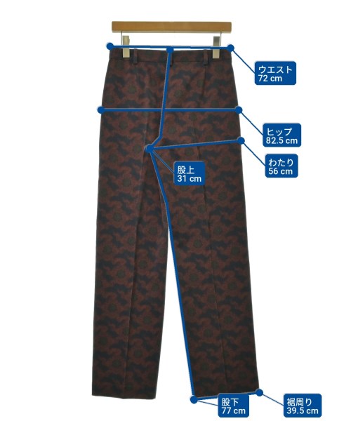 DRIES VAN NOTEN（ドリスヴァンノッテン）スラックス 紺 サイズ:36(XS位) レディース/2200720802047