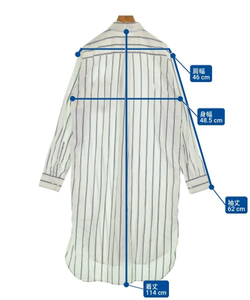 DRIES VAN NOTEN（ドリスヴァンノッテン）シャツワンピース 白 サイズ:XS レディース/2200717236039
