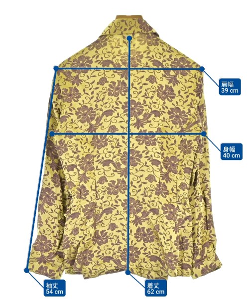DRIES VAN NOTEN（ドリスヴァンノッテン）ブラウス 黄 サイズ:36(XS位) レディース/2200714020044