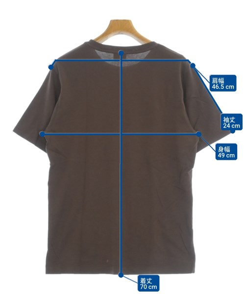 DRIES VAN NOTEN（ドリスヴァンノッテン）Tシャツ・カットソー 茶 サイズ:M メンズ/2200721995151