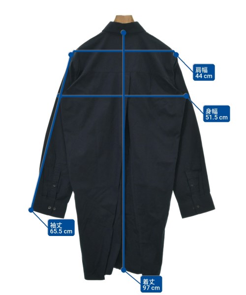 DRIES VAN NOTEN（ドリスヴァンノッテン）カジュアルシャツ 紺 サイズ:38(S位) レディース/2200723266044