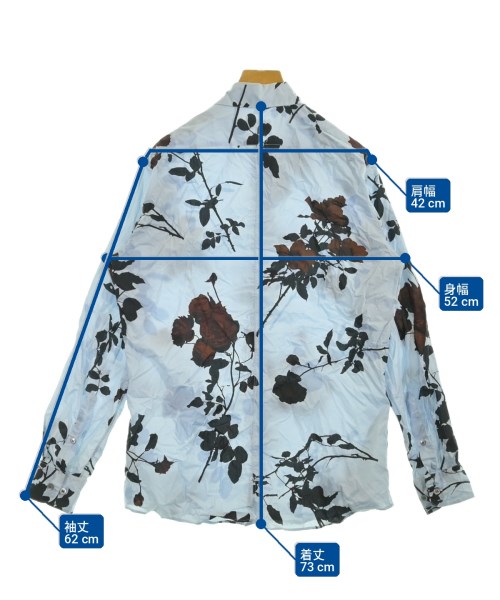 DRIES VAN NOTEN（ドリスヴァンノッテン）ブラウス 青 サイズ:38(S位) レディース/2200724416028