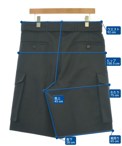 DRIES VAN NOTEN（ドリスヴァンノッテン）ショートパンツ 黒 サイズ:48(L位) メンズ/2200724251049