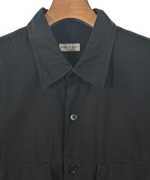 DRIES VAN NOTEN（ドリスヴァンノッテン）カジュアルシャツ 黒 サイズ:L メンズ/2200724980079