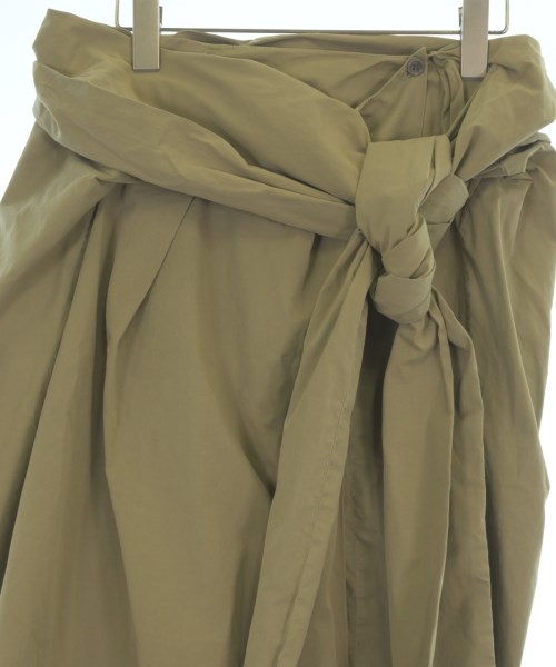 DRIES VAN NOTEN（ドリスヴァンノッテン）ひざ丈スカート カーキ サイズ:36(XS位) レディース/2200721741031