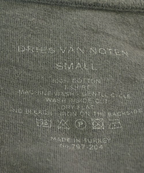 DRIES VAN NOTEN（ドリスヴァンノッテン）Tシャツ・カットソー グレー サイズ:S メンズ/2200721612300