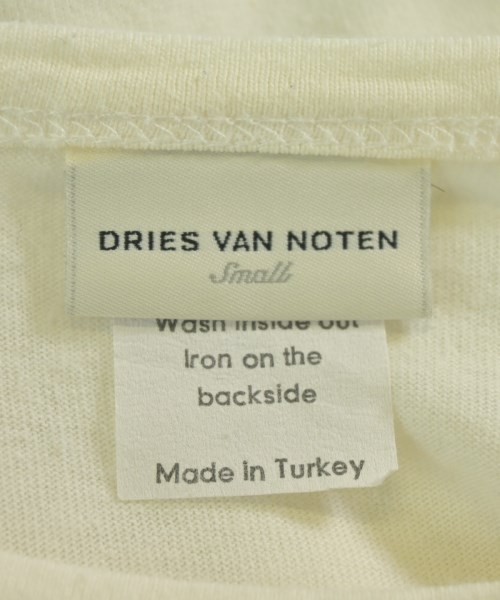 DRIES VAN NOTEN（ドリスヴァンノッテン）Tシャツ・カットソー 白 サイズ:S メンズ/2200721612317