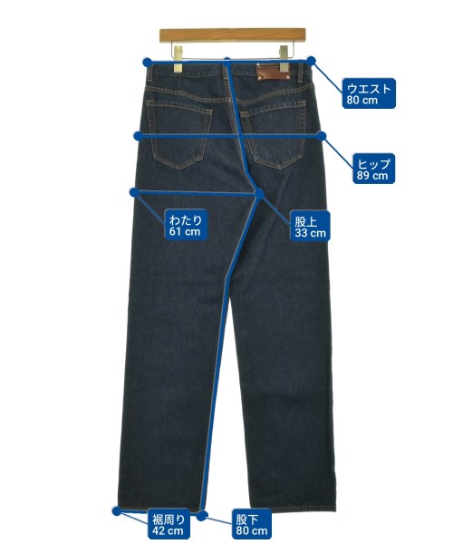 DRIES VAN NOTEN（ドリスヴァンノッテン）デニムパンツ 紺 サイズ:29(S位) メンズ/2200727135070