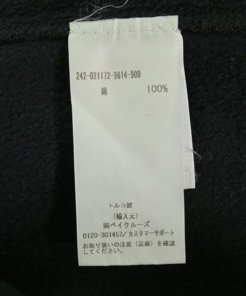 DRIES VAN NOTEN（ドリスヴァンノッテン）スウェット 黒 サイズ:M メンズ/2200727277022