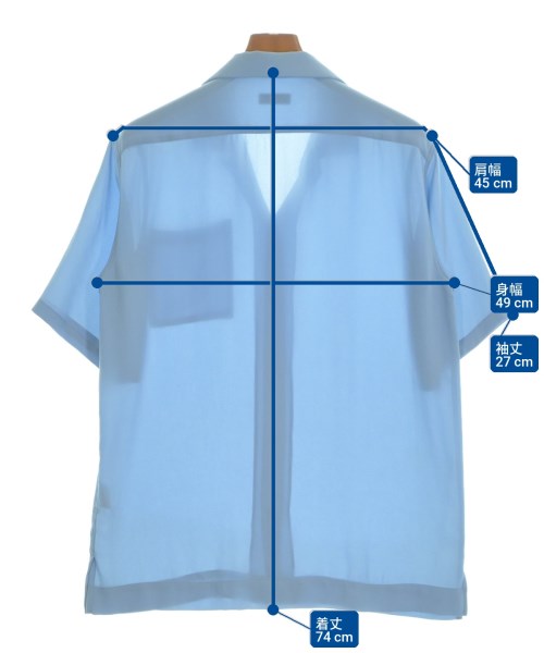 DRIES VAN NOTEN（ドリスヴァンノッテン）カジュアルシャツ 青 サイズ:46(M位) メンズ/2200728496040