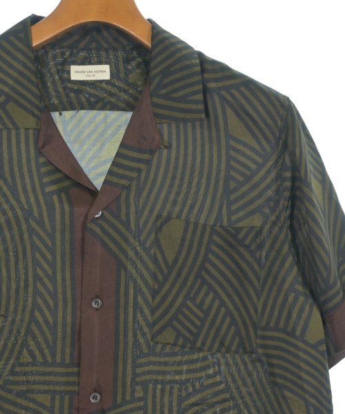 DRIES VAN NOTEN（ドリスヴァンノッテン）カジュアルシャツ カーキ サイズ:48(L位) メンズ/2200728846012