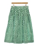 DRIES VAN NOTEN（ドリスヴァンノッテン）ひざ丈スカート 緑 サイズ:34(XS位) レディース/2200678970096