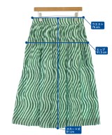 DRIES VAN NOTEN（ドリスヴァンノッテン）ひざ丈スカート 緑 サイズ:34(XS位) レディース/2200678970096