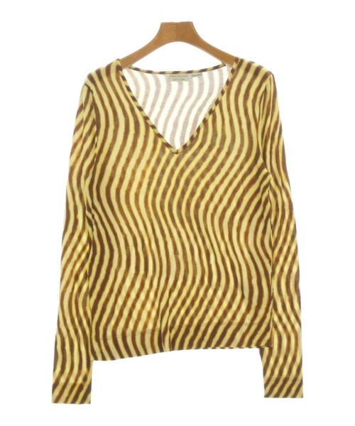 DRIES VAN NOTEN(ドリスヴァンノッテン)Tシャツ・カットソー 茶 サイズ:XS/2200679871088