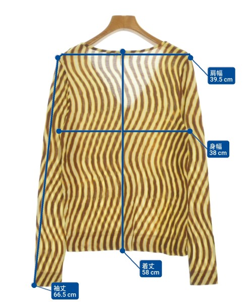 DRIES VAN NOTEN（ドリスヴァンノッテン）Tシャツ・カットソー 茶 サイズ:XS レディース/2200679871088