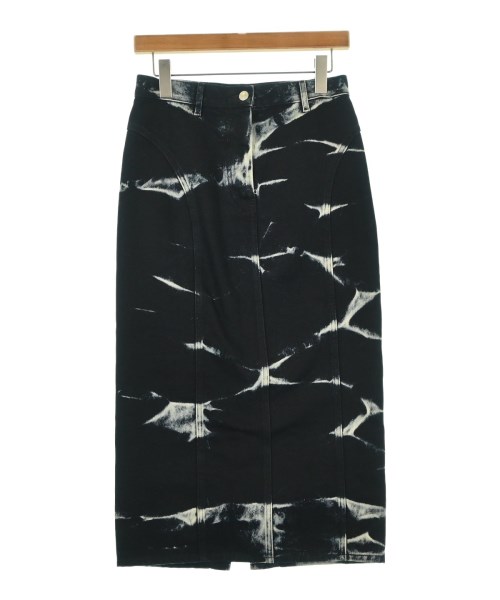 DRIES VAN NOTEN(ドリスヴァンノッテン)ロング・マキシ丈スカート 紺 サイズ:34(XXS位)/2200679871125