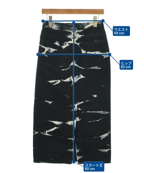 DRIES VAN NOTEN（ドリスヴァンノッテン）ロング・マキシ丈スカート 紺 サイズ:34(XXS位) レディース/2200679871125