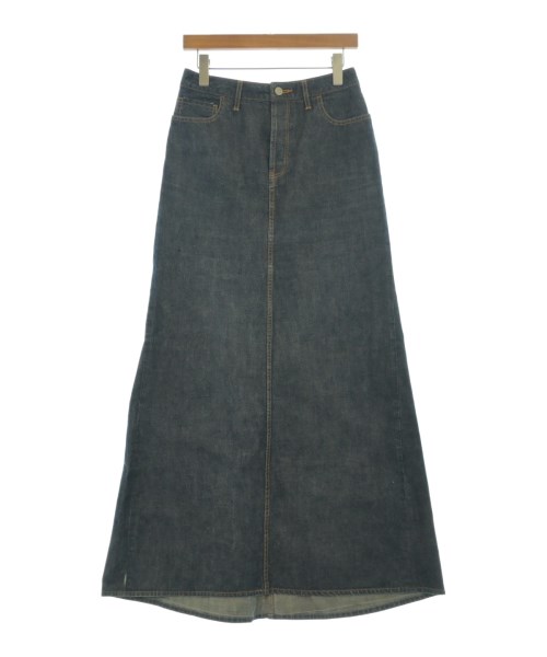 DRIES VAN NOTEN(ドリスヴァンノッテン)ロング・マキシ丈スカート 紺 サイズ:38(S位)/2200685142011