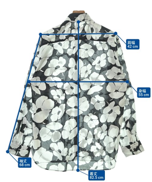 DRIES VAN NOTEN（ドリスヴァンノッテン）カジュアルシャツ 黒 サイズ:S メンズ/2200685846018