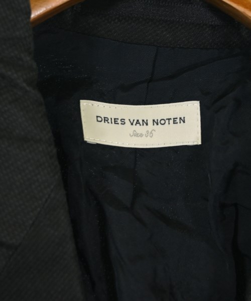 DRIES VAN NOTEN（ドリスヴァンノッテン）カジュアルジャケット 黒 サイズ:36(XS位) レディース/2200686489016