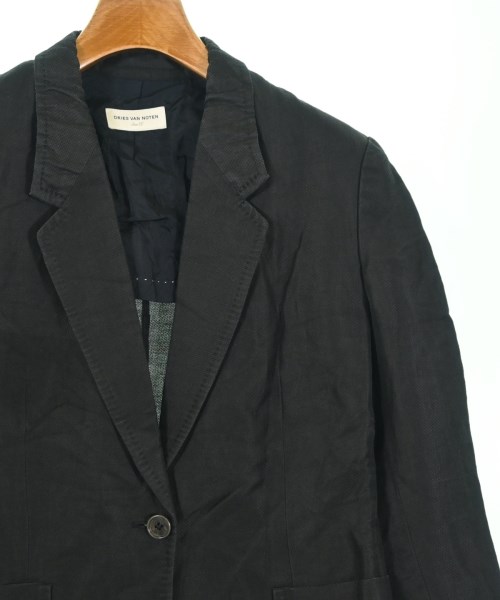 DRIES VAN NOTEN（ドリスヴァンノッテン）カジュアルジャケット 黒 サイズ:36(XS位) レディース/2200686489016