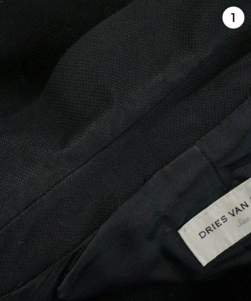 DRIES VAN NOTEN（ドリスヴァンノッテン）カジュアルジャケット 黒 サイズ:46(M位) メンズ/2200686924074