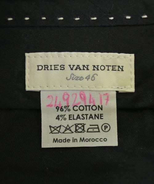 DRIES VAN NOTEN（ドリスヴァンノッテン）スラックス 黒 サイズ:46(M位) メンズ/2200686924135