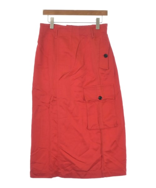 DRIES VAN NOTEN（ドリスヴァンノッテン）ロング・マキシ丈スカート 赤 サイズ:36(XS位) レディース/2200687313051