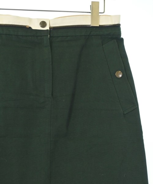 DRIES VAN NOTEN（ドリスヴァンノッテン）ひざ丈スカート 緑 サイズ:36(XS位) レディース/2200683109092