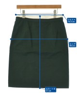 DRIES VAN NOTEN（ドリスヴァンノッテン）ひざ丈スカート 緑 サイズ:36(XS位) レディース/2200683109092