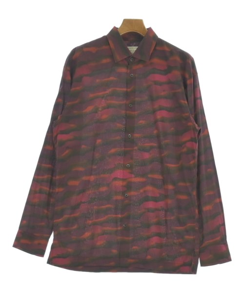 DRIES VAN NOTEN(ドリスヴァンノッテン)カジュアルシャツ 赤 サイズ:S/2200687381029