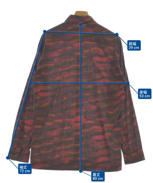 DRIES VAN NOTEN（ドリスヴァンノッテン）カジュアルシャツ 赤 サイズ:S メンズ/2200687381029