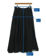DRIES VAN NOTEN（ドリスヴァンノッテン）ロング・マキシ丈スカート 黒 サイズ:36(XS位) レディース/2200690330021
