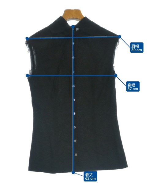 DRIES VAN NOTEN（ドリスヴァンノッテン）カジュアルシャツ 黒 サイズ:36(XS位) レディース/2200690330106