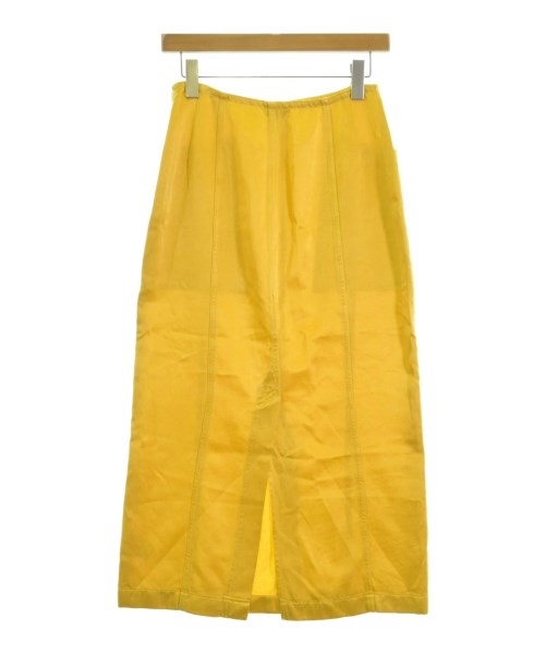 DRIES VAN NOTEN（ドリスヴァンノッテン）ロング・マキシ丈スカート 黄 サイズ:34(XXS位) レディース/2200691702063