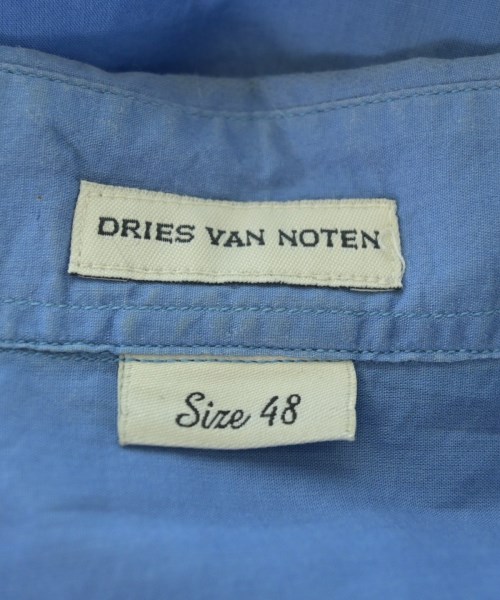 DRIES VAN NOTEN（ドリスヴァンノッテン）カジュアルシャツ 青 サイズ:48(L位) メンズ/2200679521051